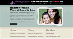Desktop Screenshot of familycrisisctr.org